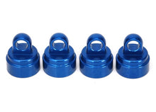 Load image into Gallery viewer, Traxxas Aluminum Ultra Shock Cap (Blue) (4)
