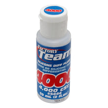 Load image into Gallery viewer, Team Associated Silicone Shock Oil 2oz (10wt-80wt)FT Silicone Diff Fluid, 4,000 CST
