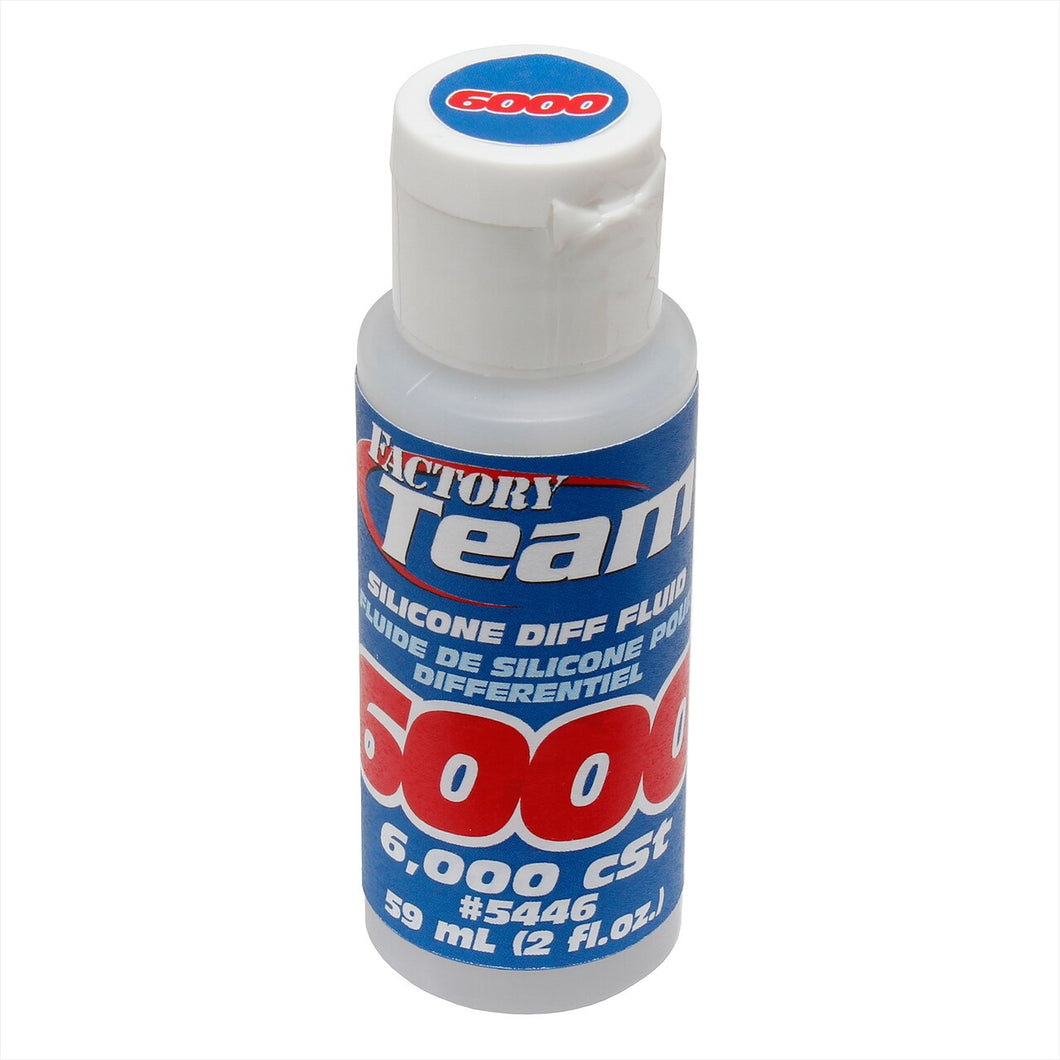 Team Associated Silicone Shock Oil 2oz (10wt-80wt)FT Silicone Diff Fluid, 6,000 CST