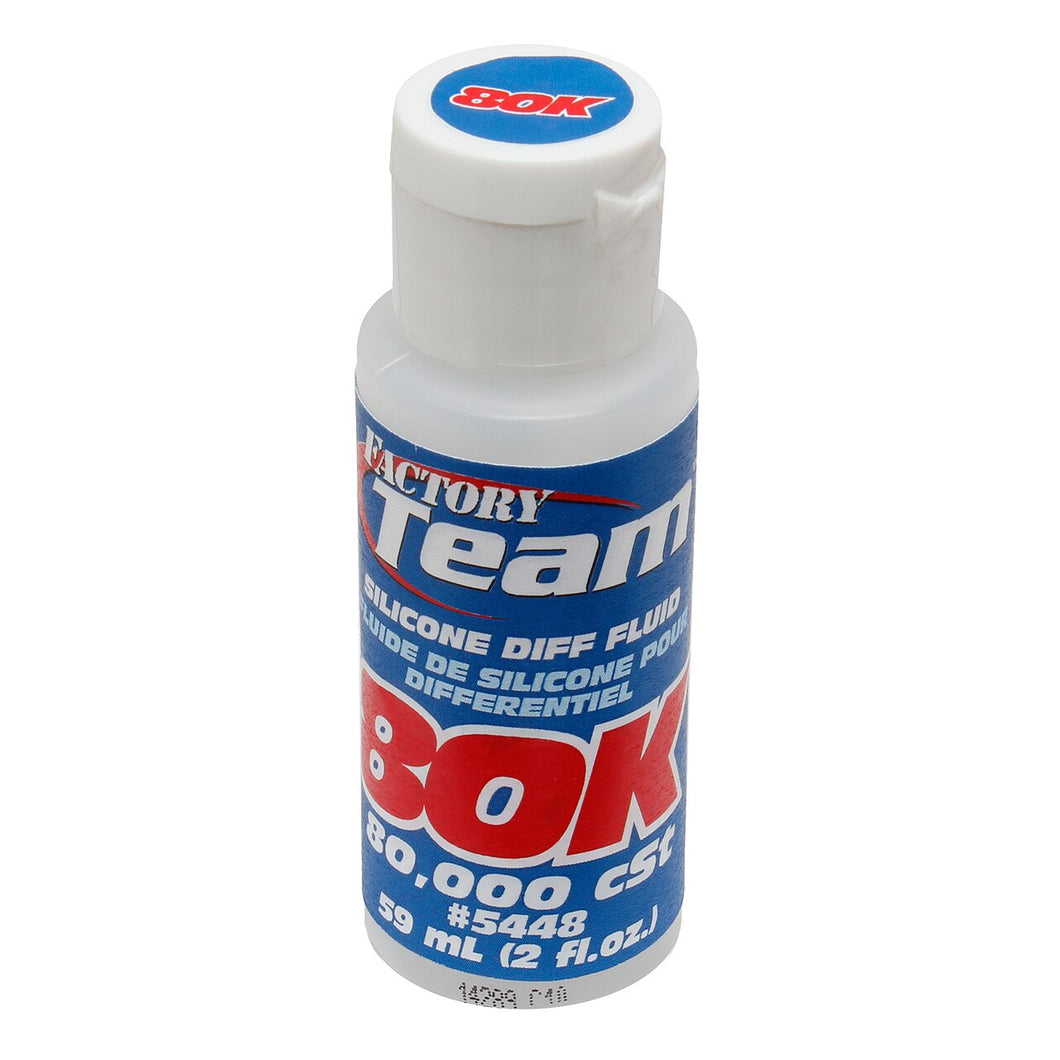 Team Associated Silicone Shock Oil 2oz (10wt-80wt)FT Silicone Diff Fluid, 80,000 CST
