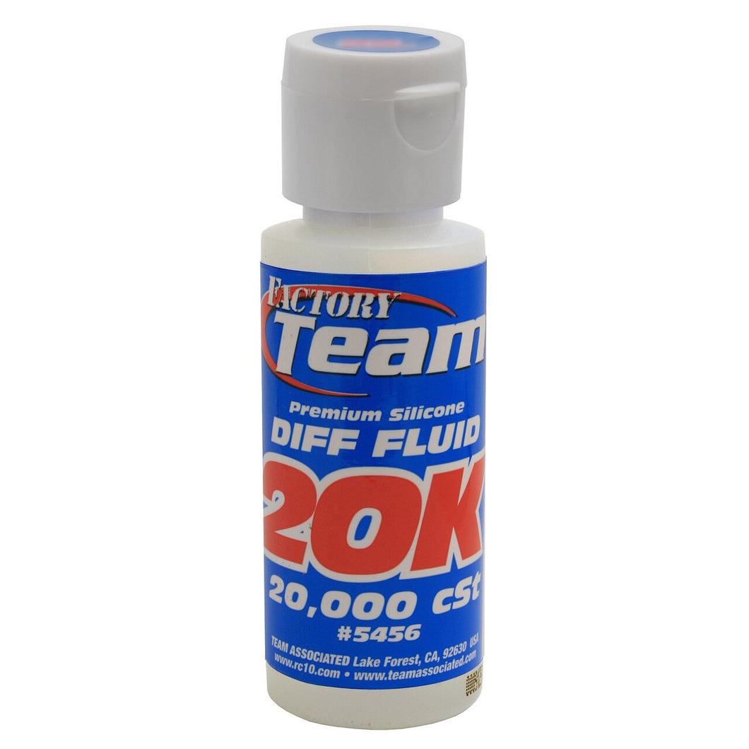 Team Associated Silicone Shock Oil 2oz (10wt-80wt)FT Silicone Diff Fluid, 20,000 CST