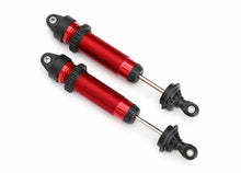 Load image into Gallery viewer, Traxxas 8460R Aluminun Threaded GTR Rear Shocks Assembled w/o Springs (Desert Racer) (Red) (2)
