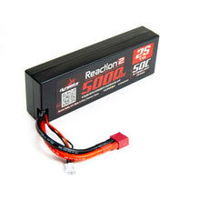 Load image into Gallery viewer, Reaction2 7.4V 5000mAh 2S 50C LiPo, Hardcase:Deans
