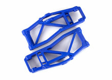 Load image into Gallery viewer, Traxxas 8999X Front/Rear Lower Suspension Arms, Blue (for use with #8995 WideMaxx Suspension Kit)
