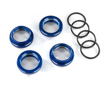 Load image into Gallery viewer, Traxxas 8968X GT-Maxx Aluminum Spring Retainer (Blue) (4)
